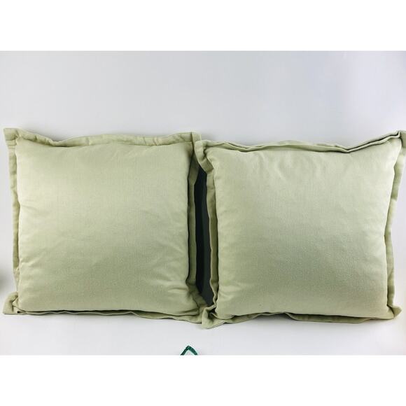 Set 2 Candice Olson Throw Pillows with down filled inserts wood bead edging Soft - Picture 7 of 7